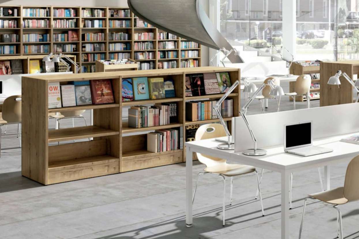 El mobiliario de calidad para biblioteca de OfficeDeco