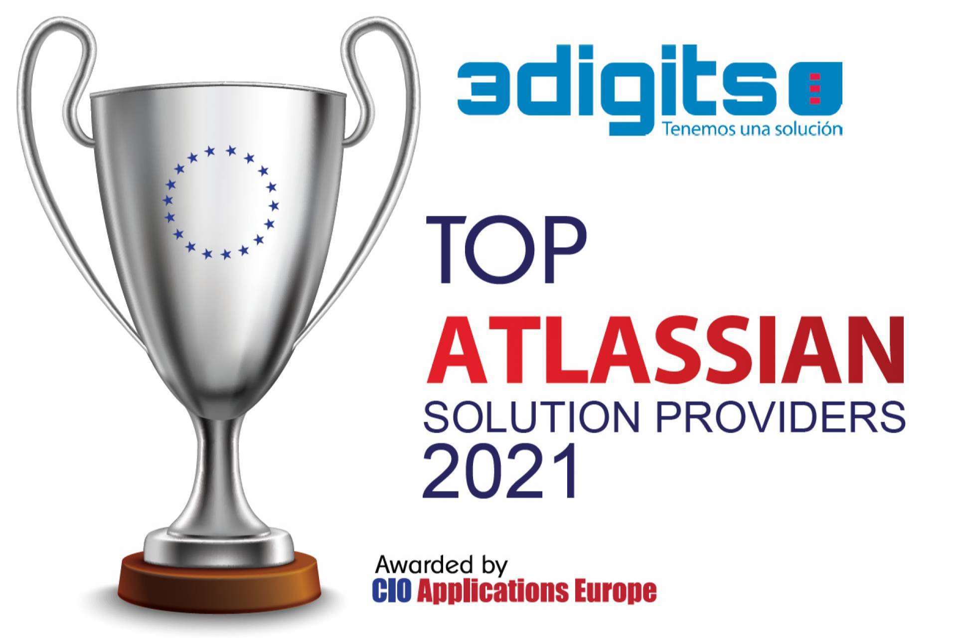 Uno de los Top 10 Atlassian Solution Providers 2021 es 3digits