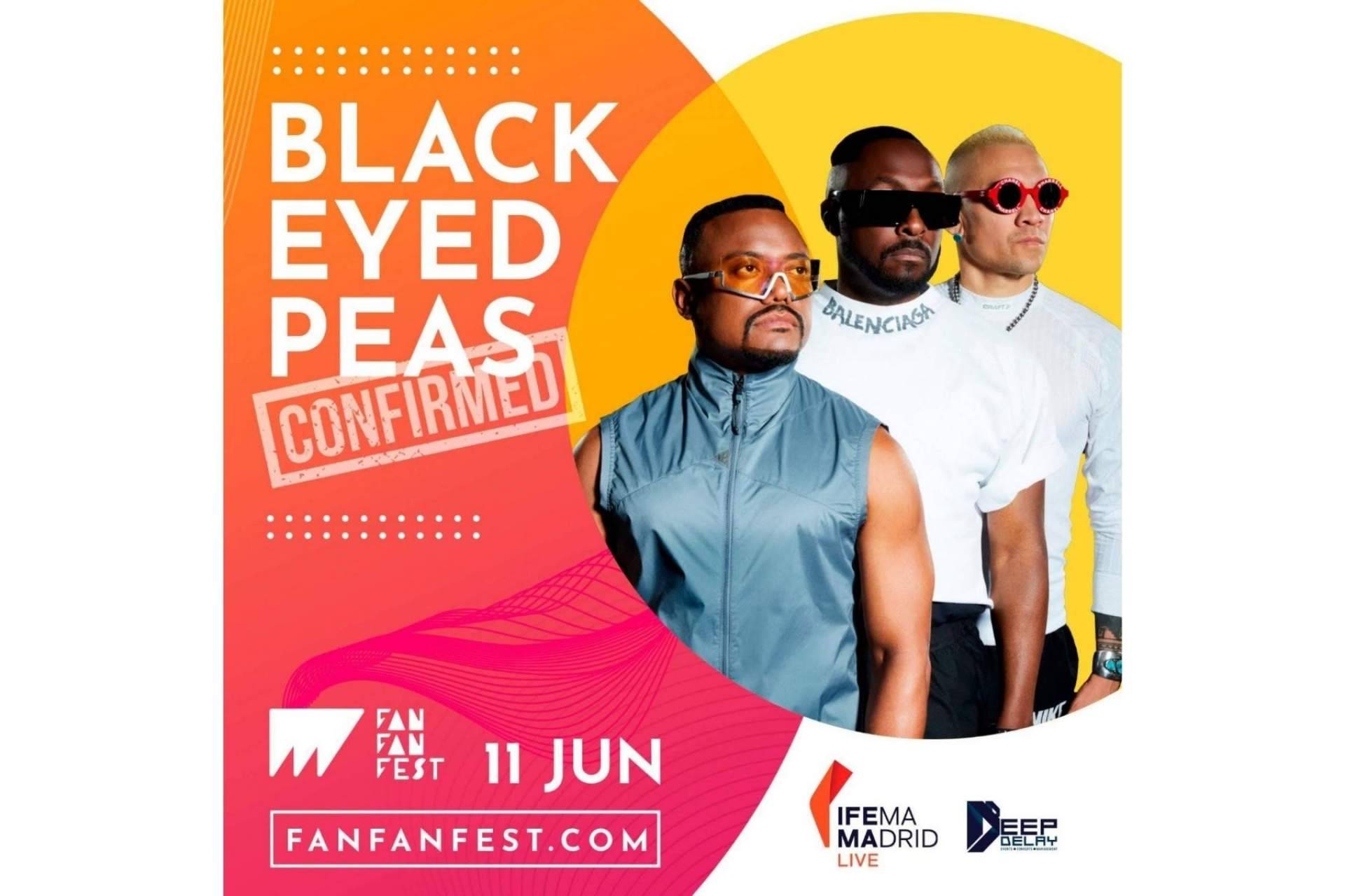 El concierto de Black Eyed Peas tendrá lugar en el IFEMA de Madrid el día 11 de junio