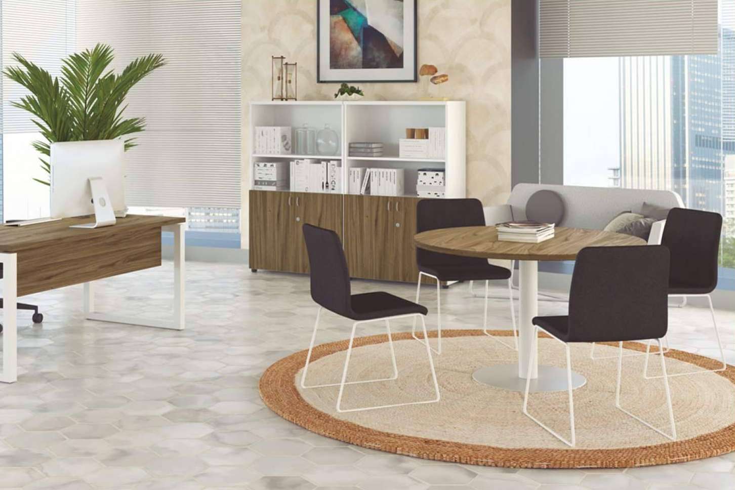 Arquitectos, decoradores e interioristas para crear un espacio de trabajo óptimo e ideal a través de Office Deco