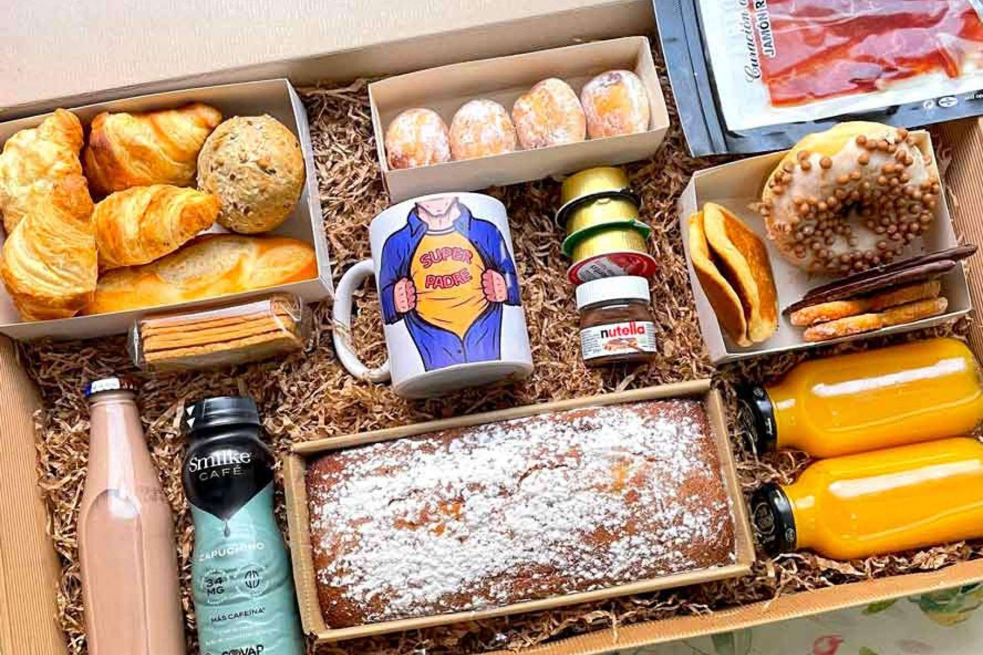 Celebrar el día del padre con los desayunos a domicilio de Las Flores No Se Comen