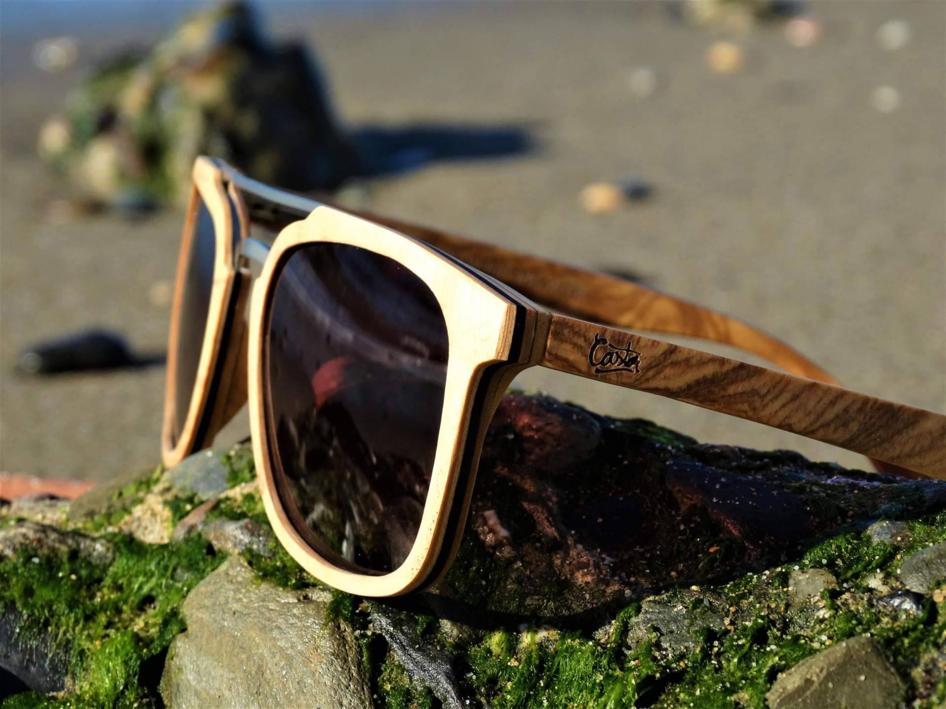 La marca Castor Sunglasses elabora gafas de madera de olivo