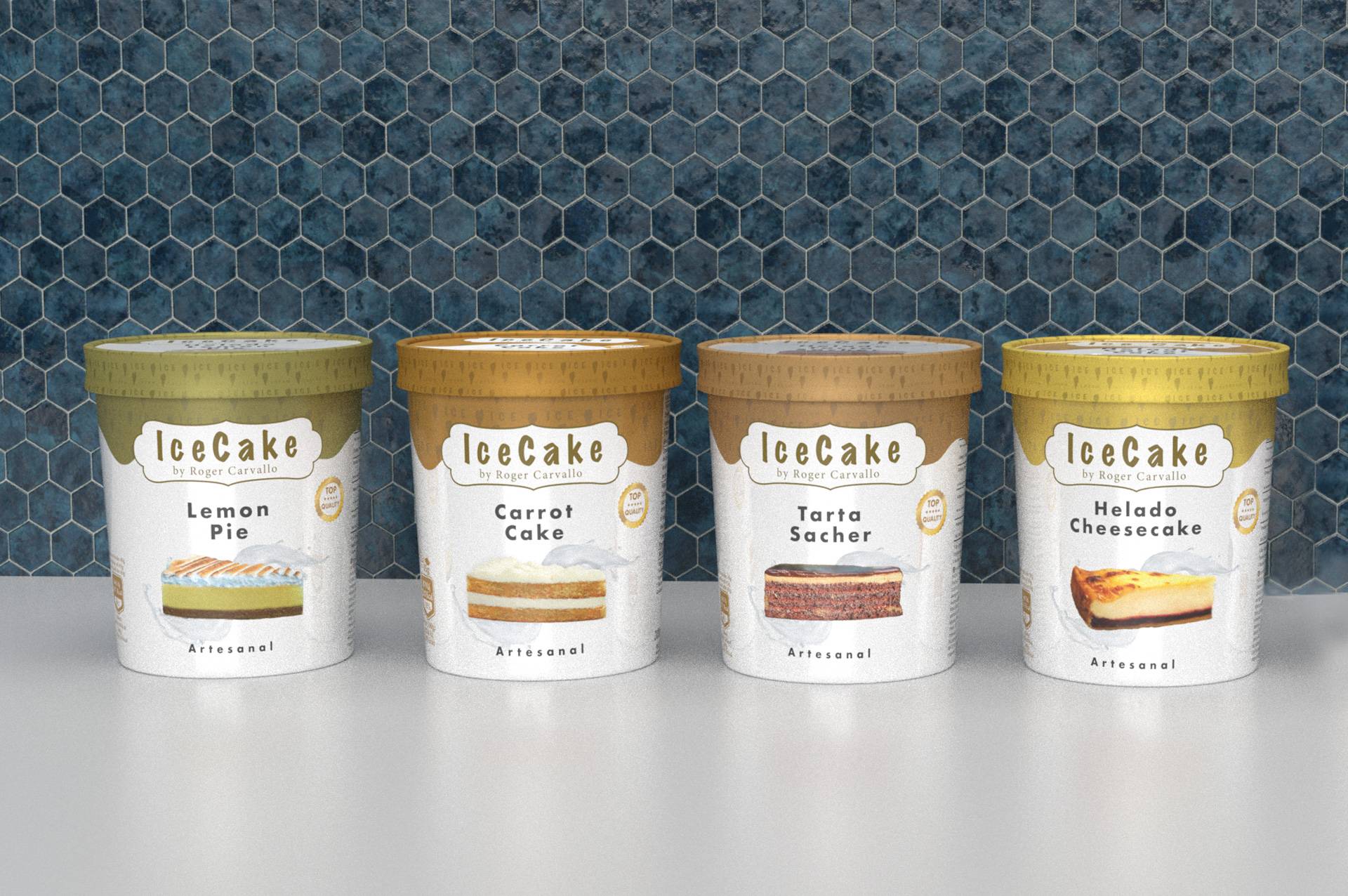 Tartas clásicas convertidas en helados artesanales por IceCake