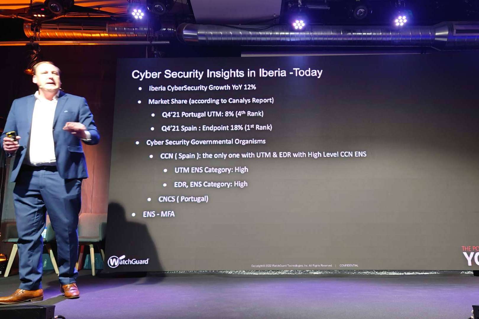 3digits acude a la conferencia anual Apogee de partners de WatchGuard de 2022