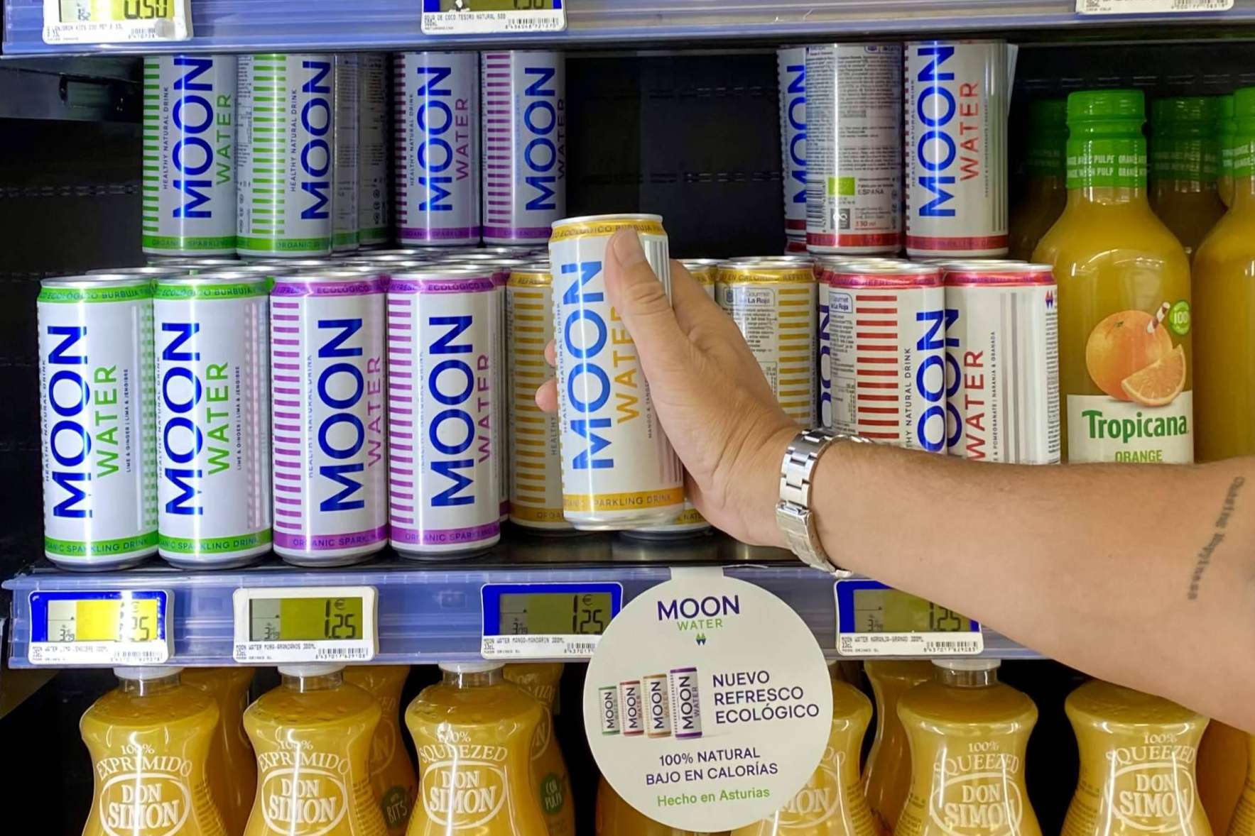 MoonWater ofrece refrescos saludables que revolucionan el mercado