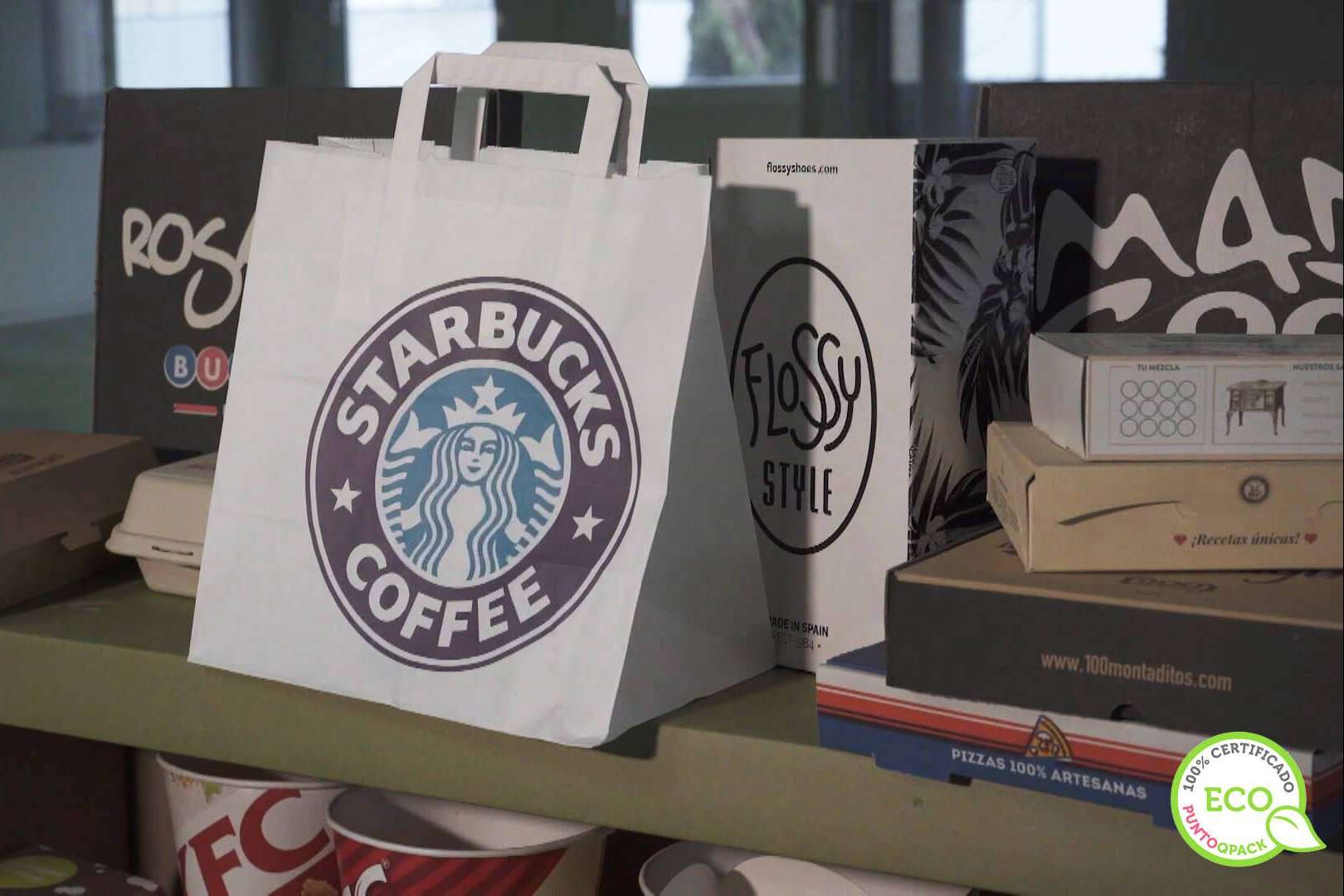 Las bolsas de papel personalizadas de Punto Qpack