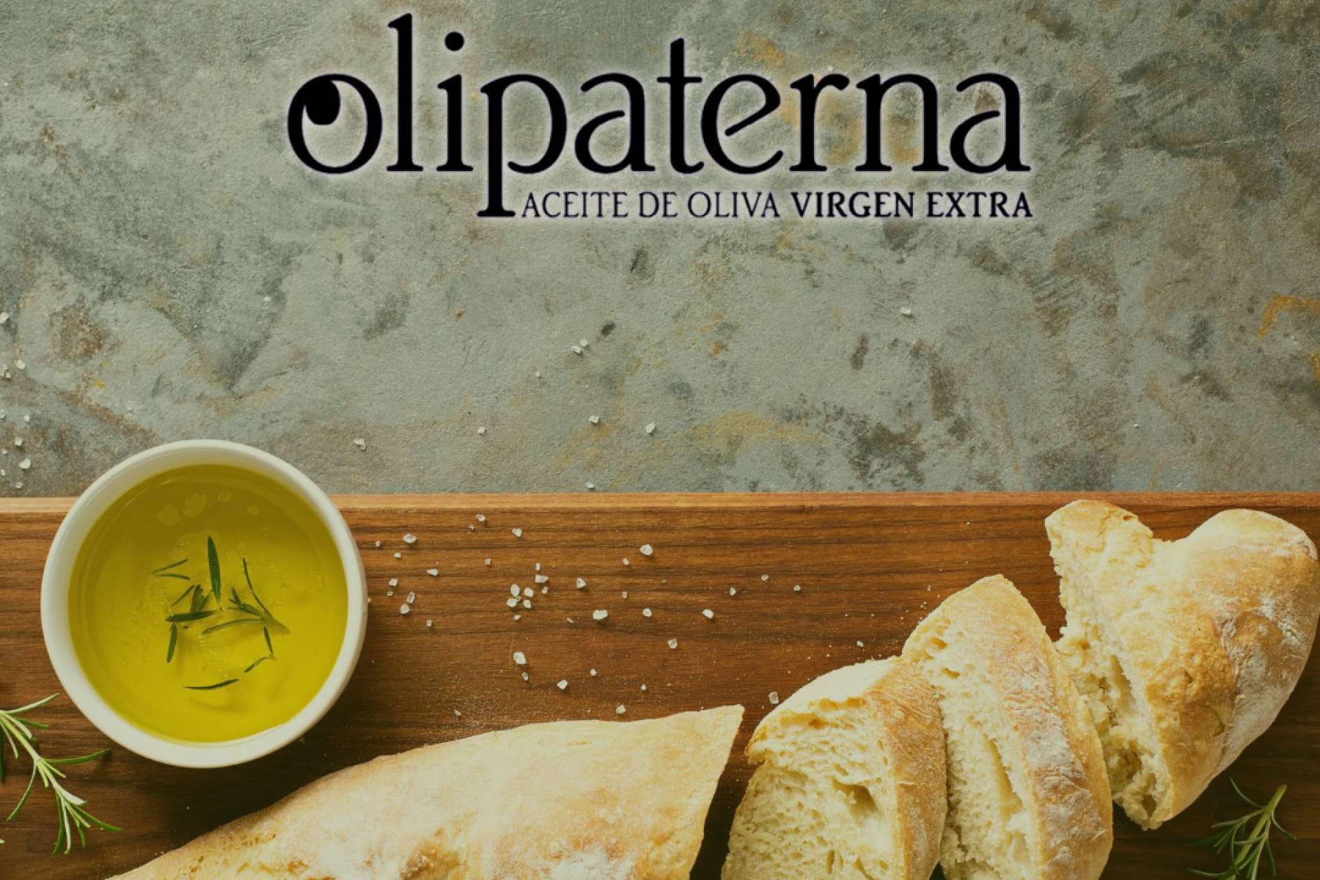 El aceite de Olipaterna con el cachopo asturiano de jamón cocido y queso azul