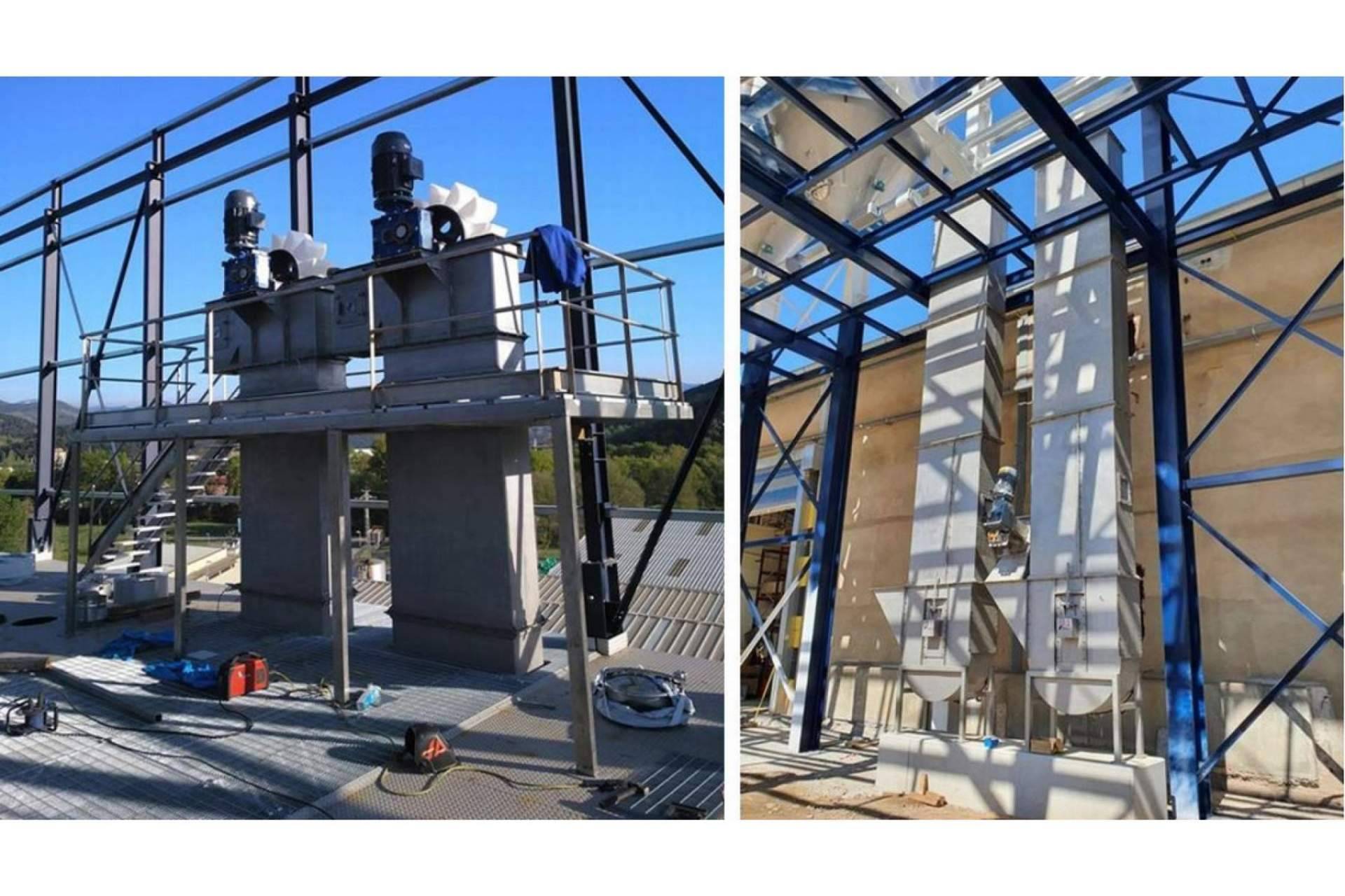 La empresa de fabricación y diseño de maquinaria industrial Domfesa ofrece una gran variedad de modelos de elevadores de cangilones