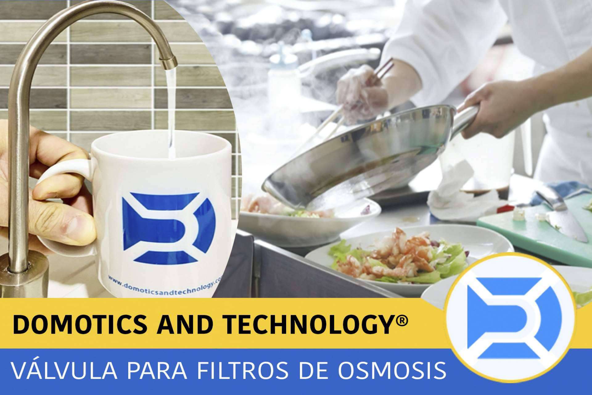 Domotics and Technology permite disponer de agua osmotizada siempre con su válvula inteligente