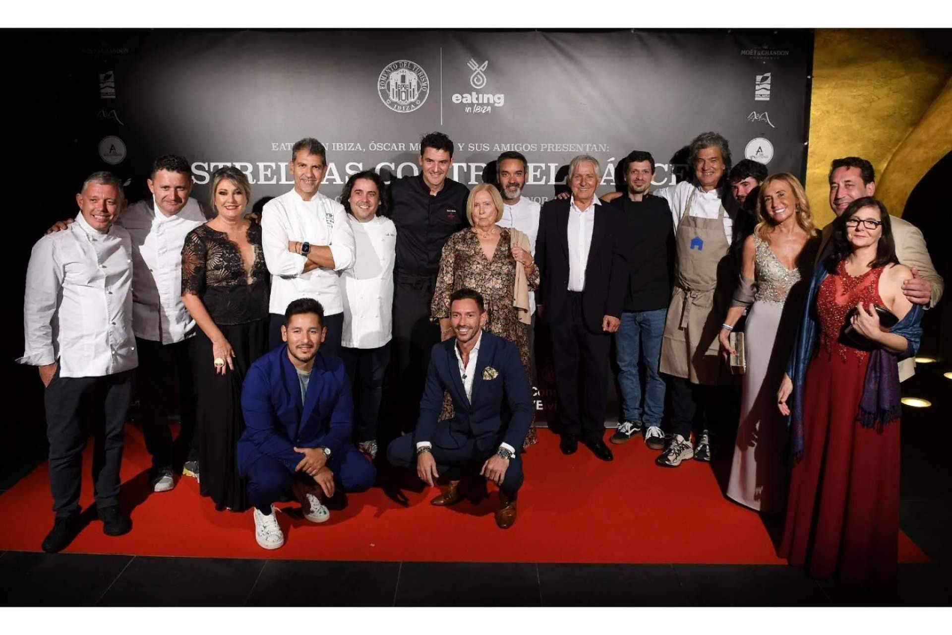 Nueve chefs con estrella Michelin unieron su talento por una buena causa en STK Ibiza