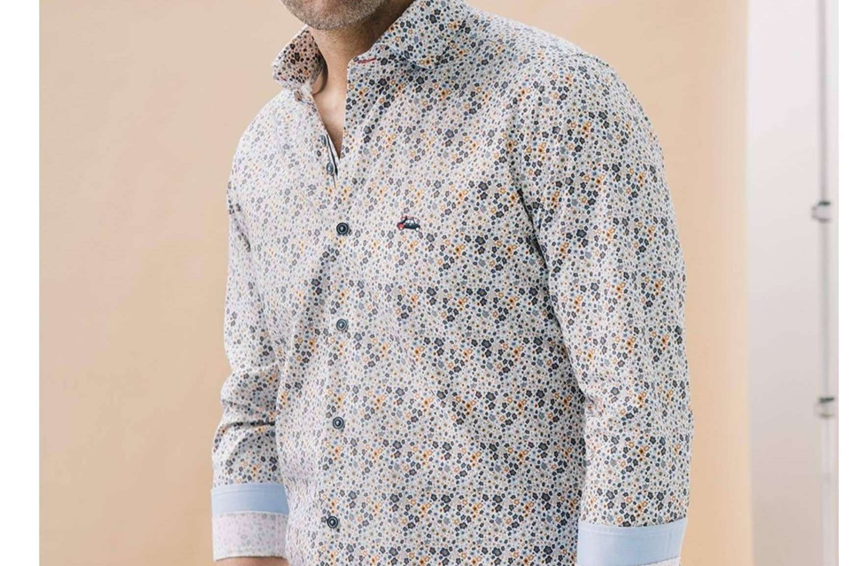 Camisas estampadas de hombre de manga larga en The Surfcar