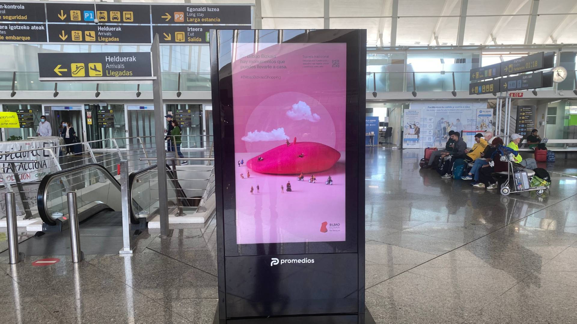 Promedios se encarga de la publicidad digital en aeropuertos