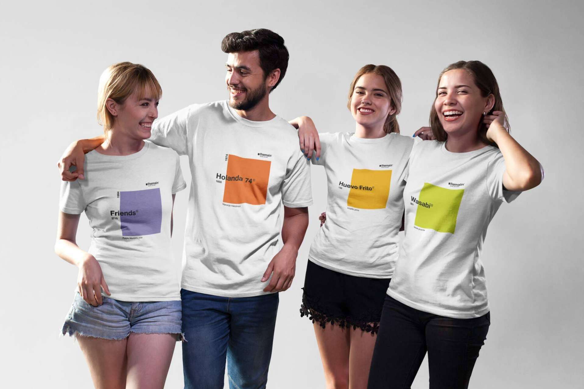 Themain presenta sus camisetas personalizadas a todo color