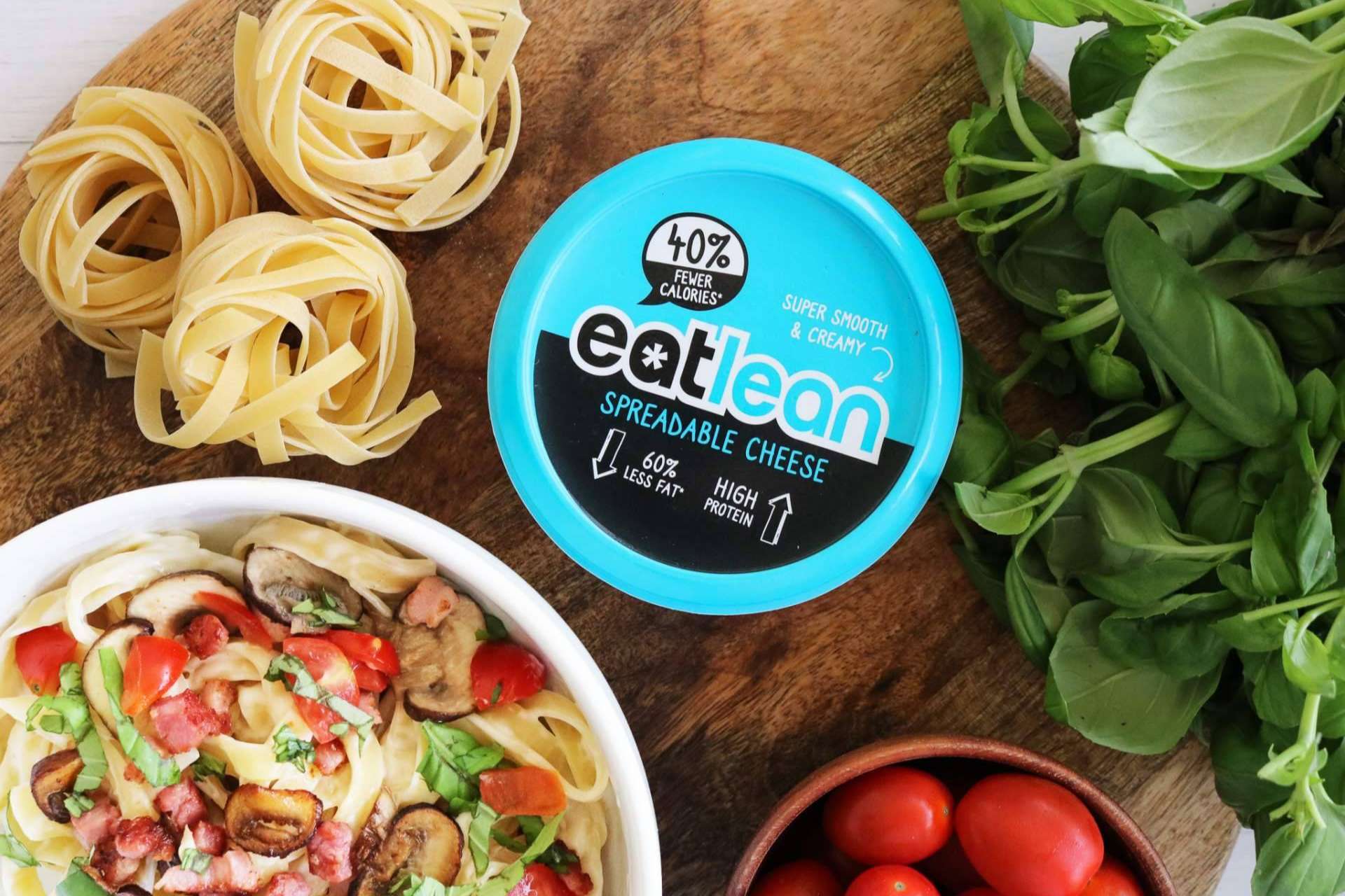 El queso untable bajo en grasa y calorías que sabe a quesitos de Eatlean