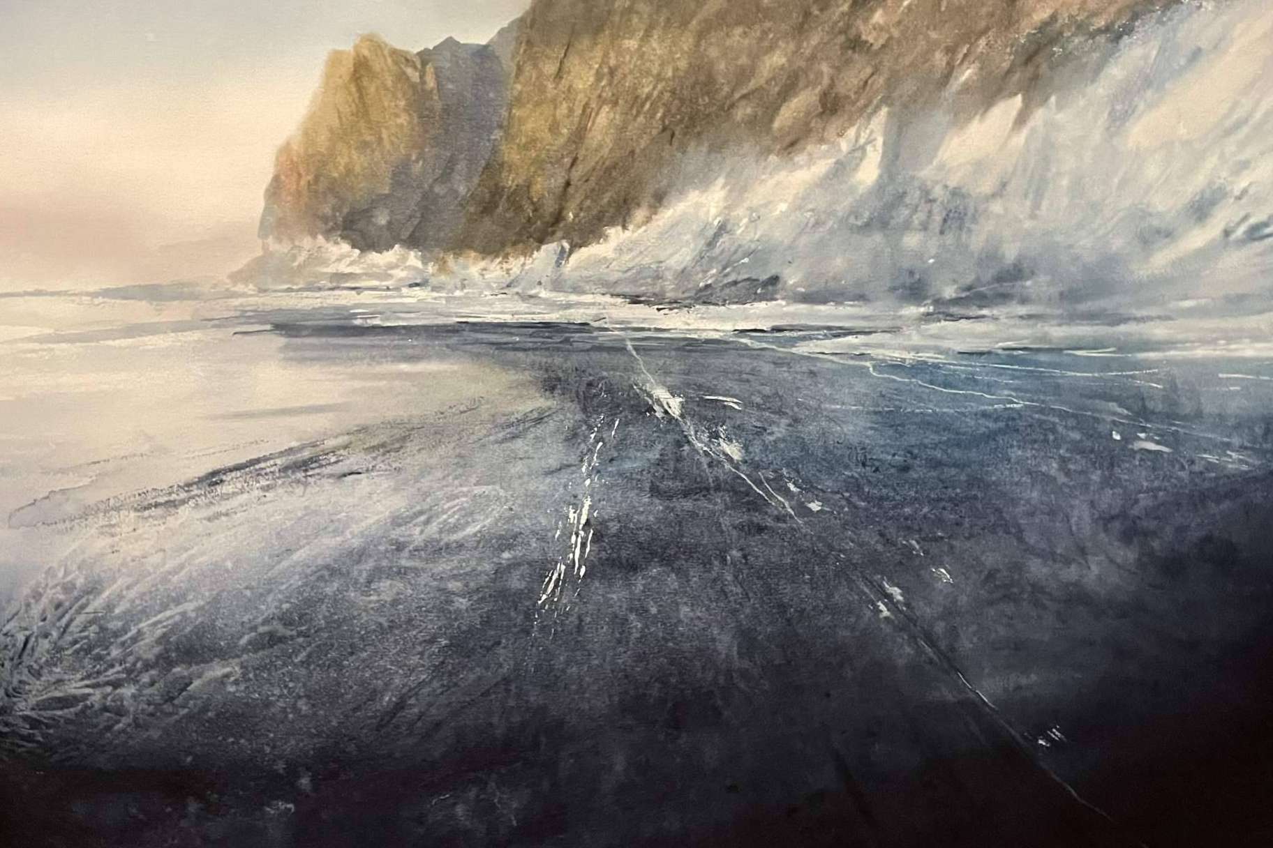 Vicente García Fuentes, el artista que ha formado parte del jurado en la exposición más importante de acuarela en Islandia