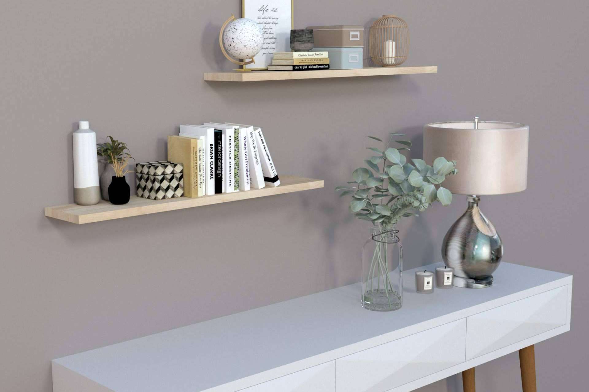 Henor Mobiliario y sus modelos para decorar el hogar con baldas