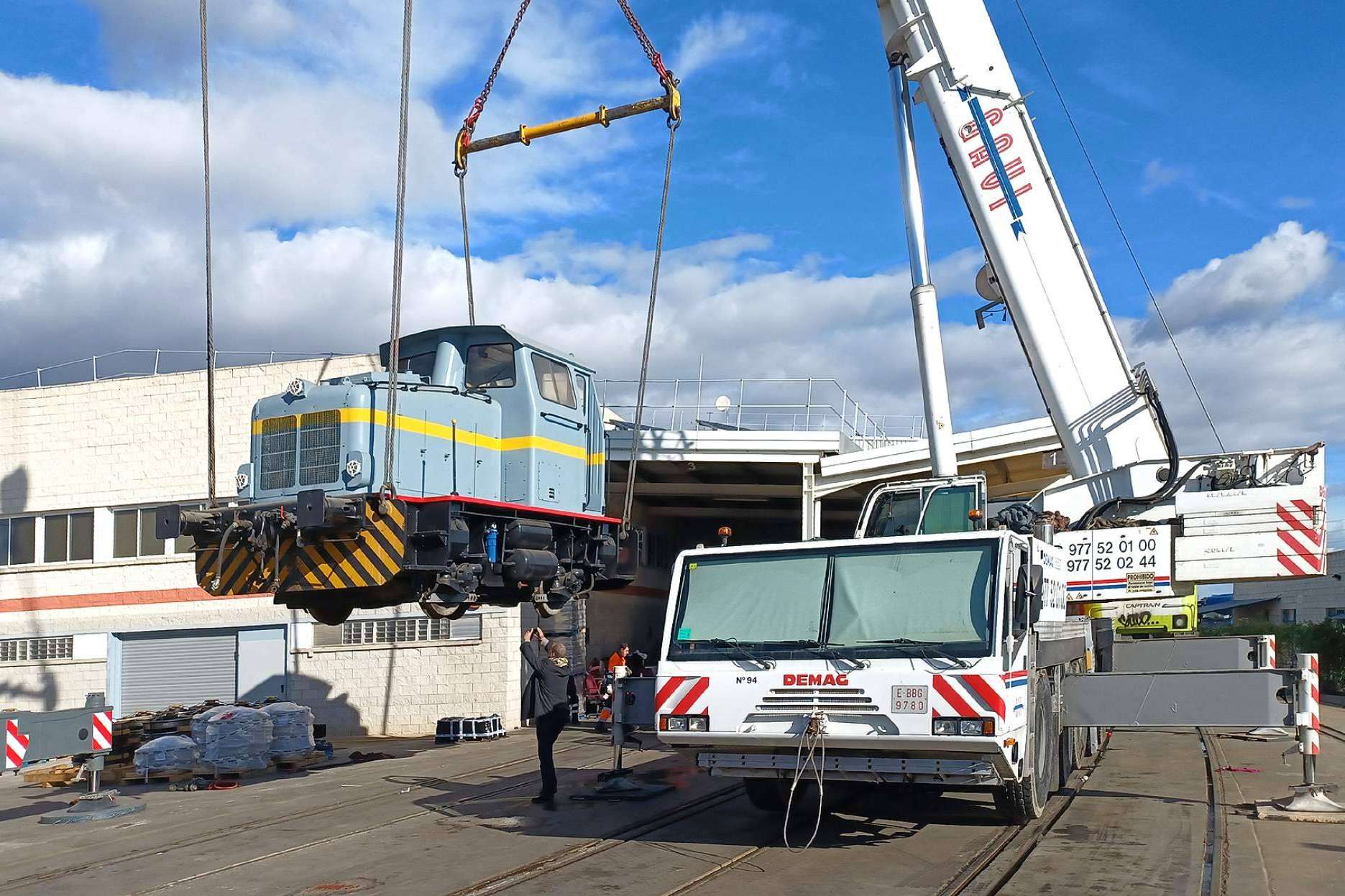 Una histórica locomotora construida por Babcock & Wilcox preservada por la Fundación del Patrimonio Ferroviario