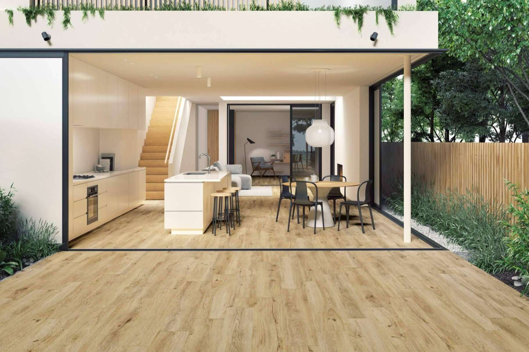 Los beneficios del suelo porcelánico imitación madera, con Duritti Cerámica