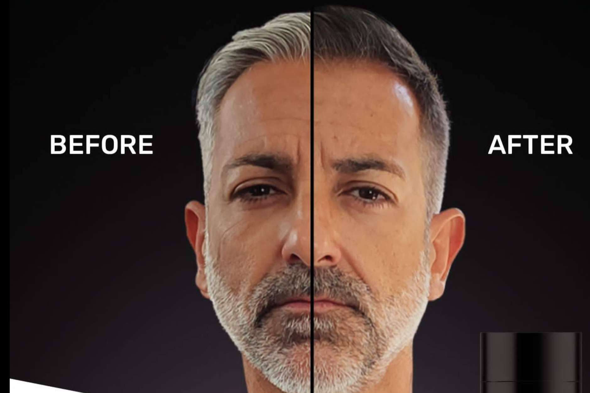 Milano Cosmetics y su Shampoo Eros Man, un champú cubre canas para hombre