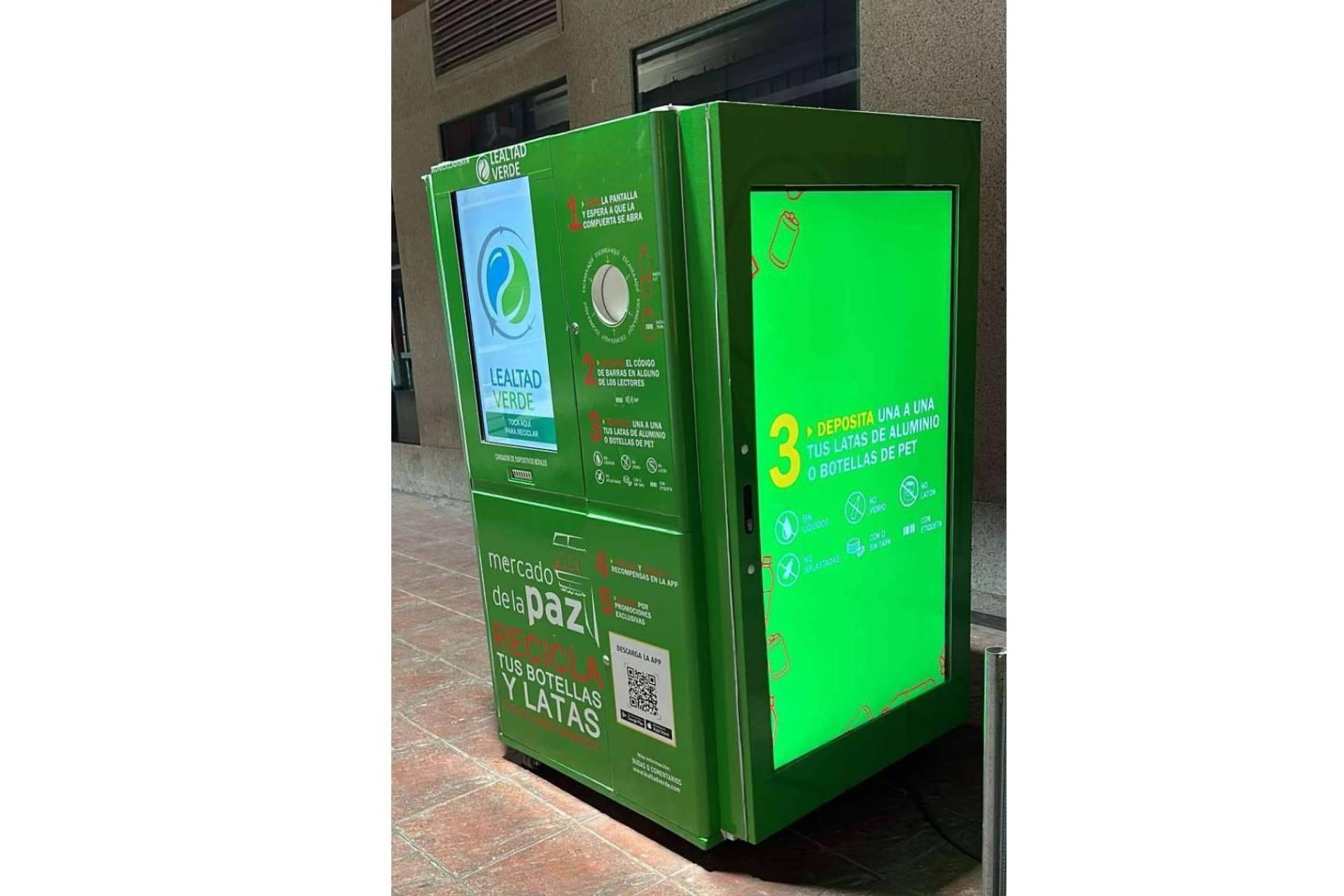 El mercado de La Paz de Madrid cuenta con máquinas biorecicladoras instaladas por Lealtad Verde