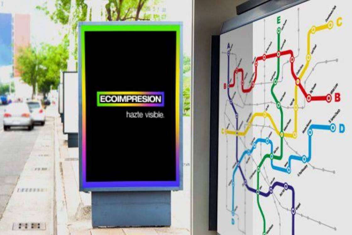 Generar impacto publicitario en grandes ciudades a través de la publicidad lonas de Ecoimpresión
