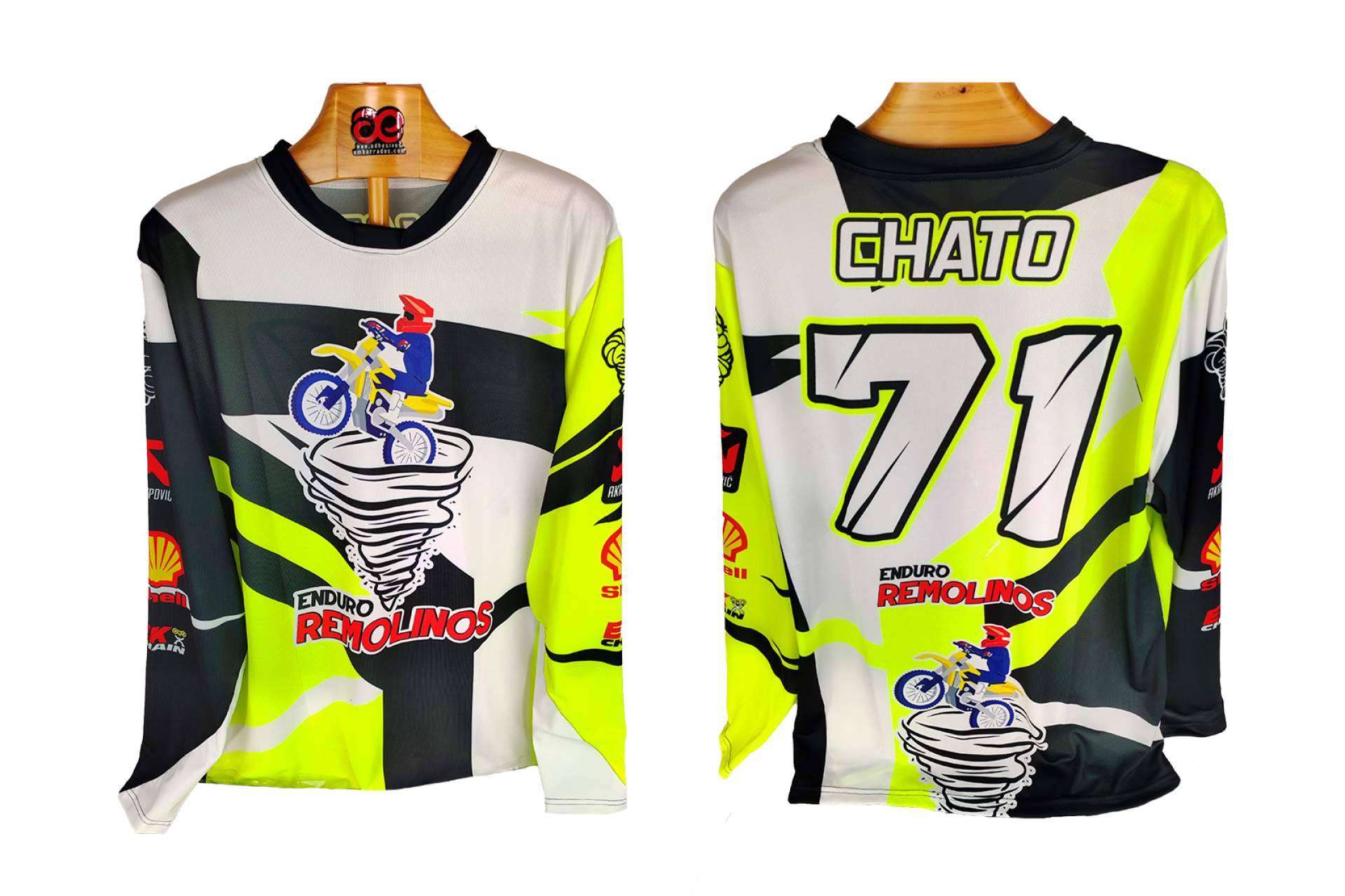 ADHESIVOSEMBARRADOS y su catálogo de camisetas personalizadas de motocross
