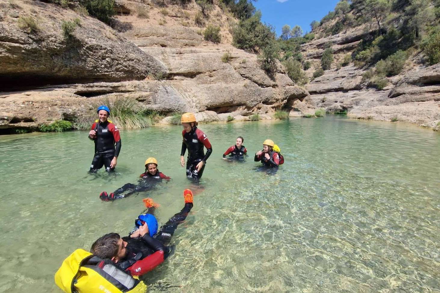 Barranquismo en Sierra de Guara, uno de los mejores entornos para realizar canyoning Espagne