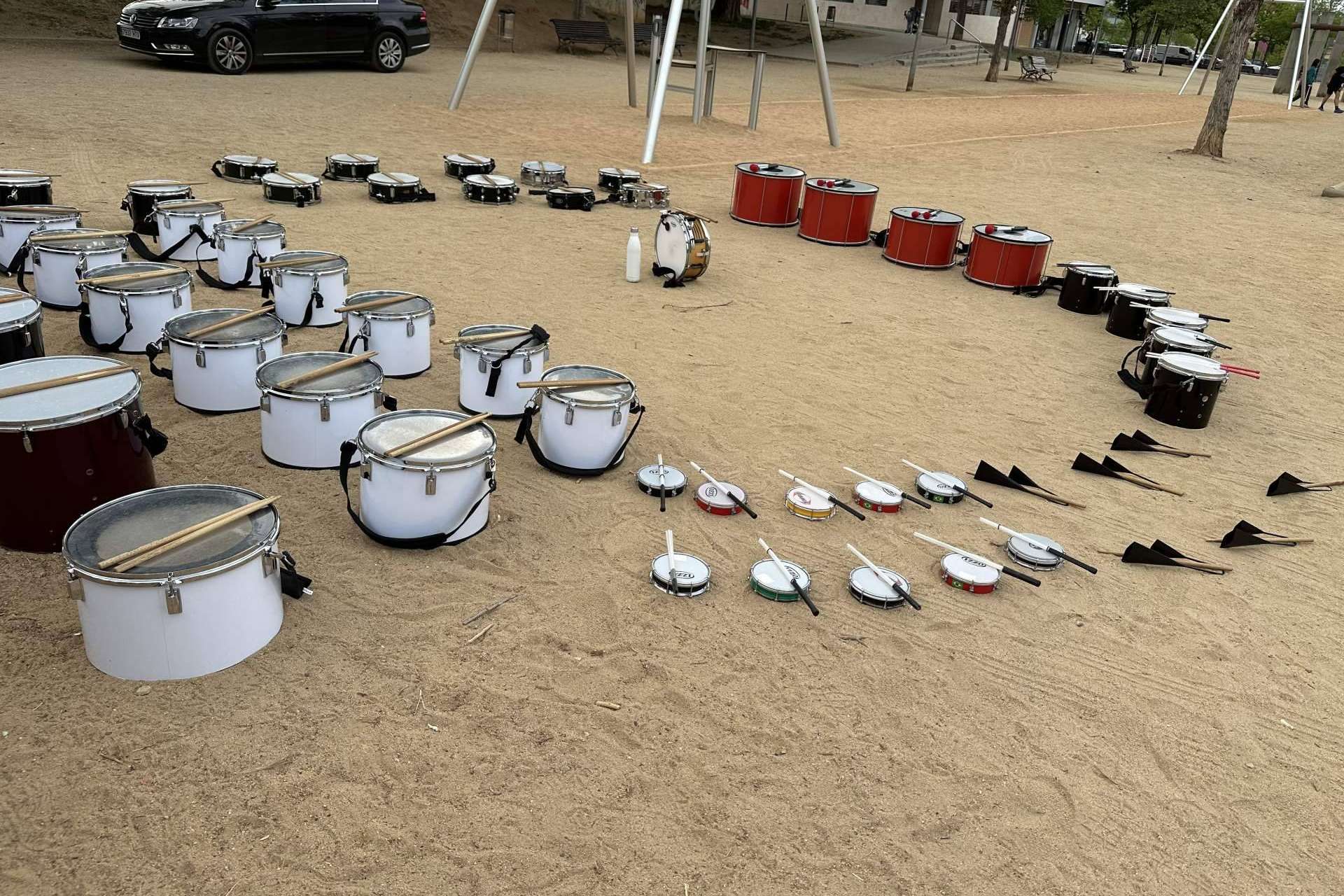 La original idea de SolRe Percussió para hacer team building, batucada