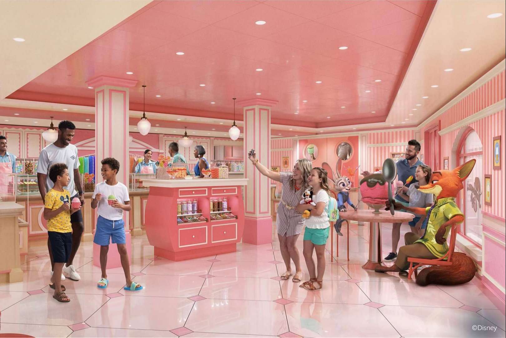El nuevo barco Disney Treasure navegará en busca de aventuras en 2024