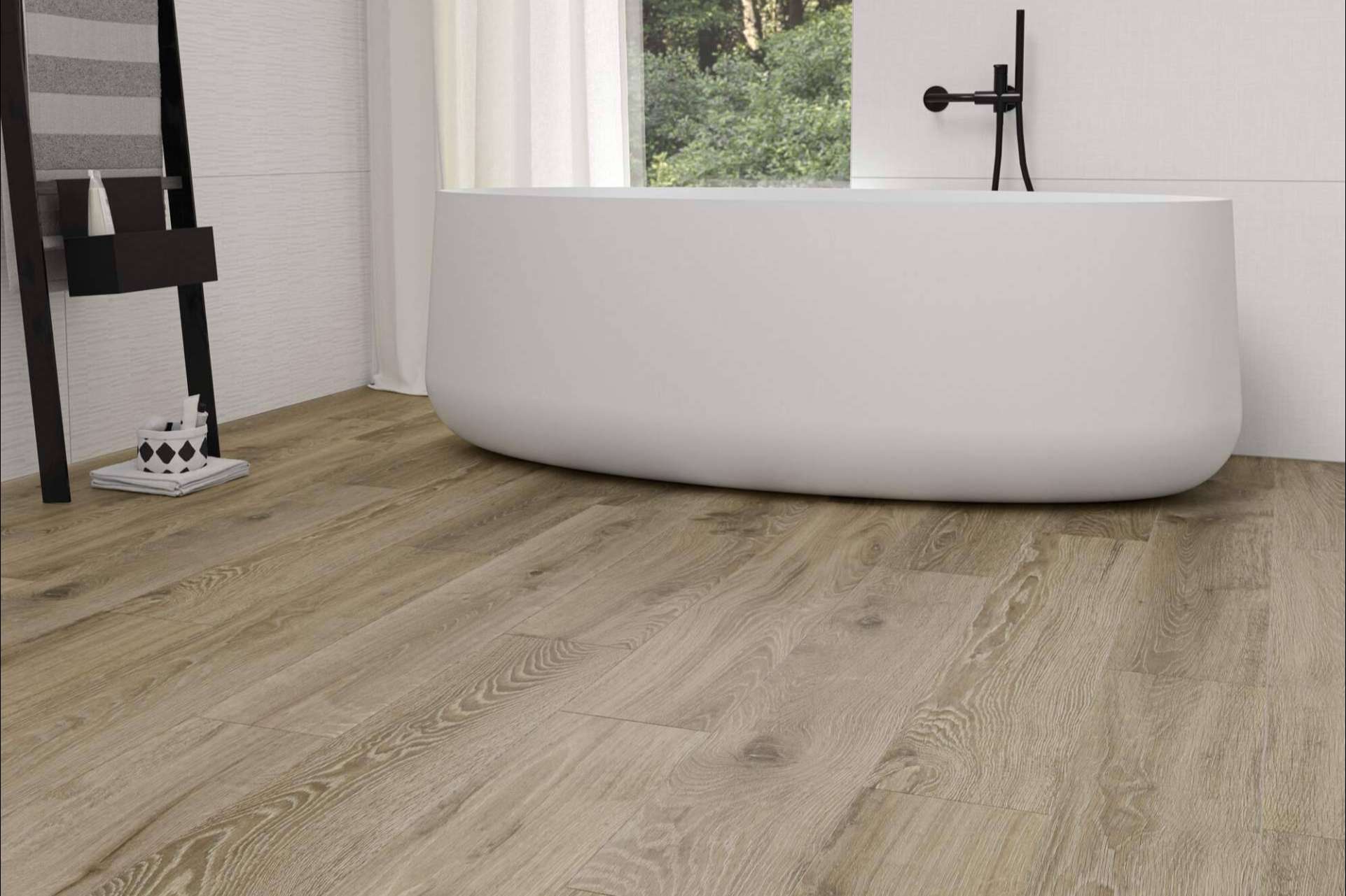 Modelos de suelo porcelánico de imitación de madera, de la mano de Interazulejo