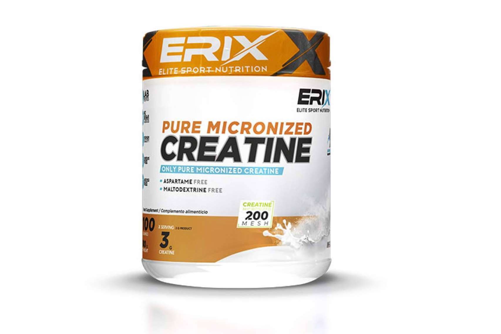 Los beneficios de la creatina monohidrato micronizada que ofrece Erix Nutrición