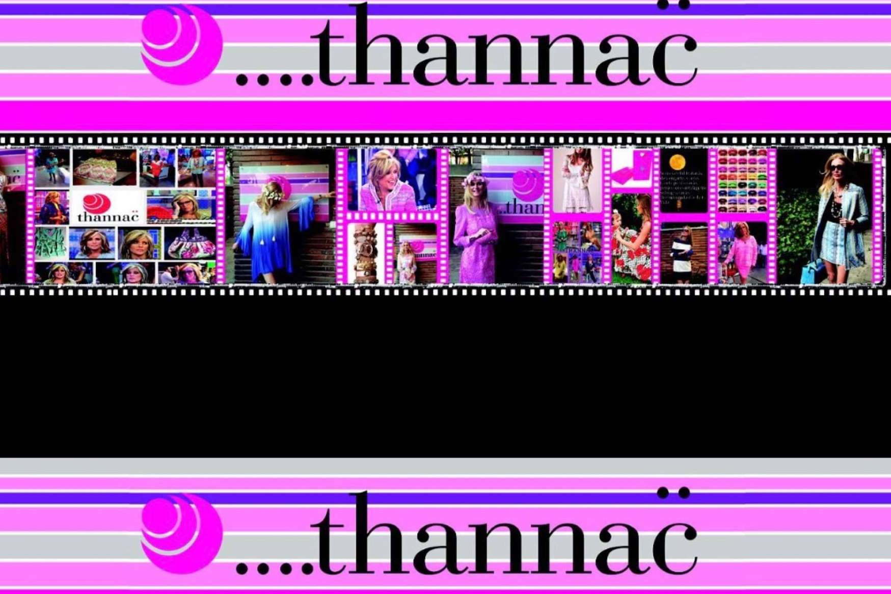 Modelo colorido de vestido camisero largo, de la mano de Thannac