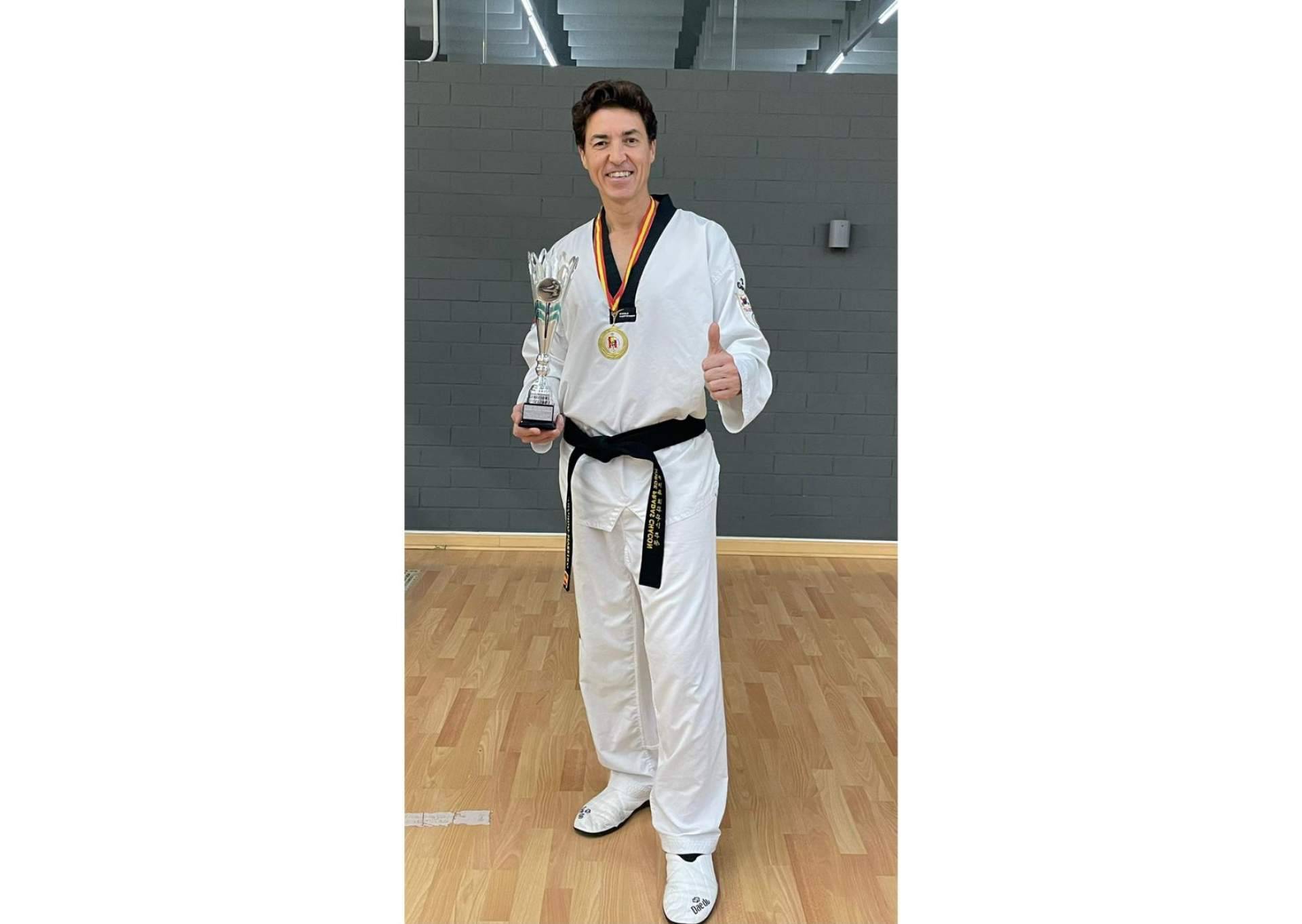 Nueva conquista de Jorge Pradas, campeón de España de Taekwondo 2023