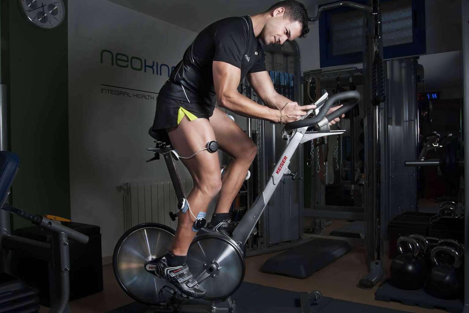 En La Nucía, por Juan Peris, entrenamiento con electroestimulación muscular