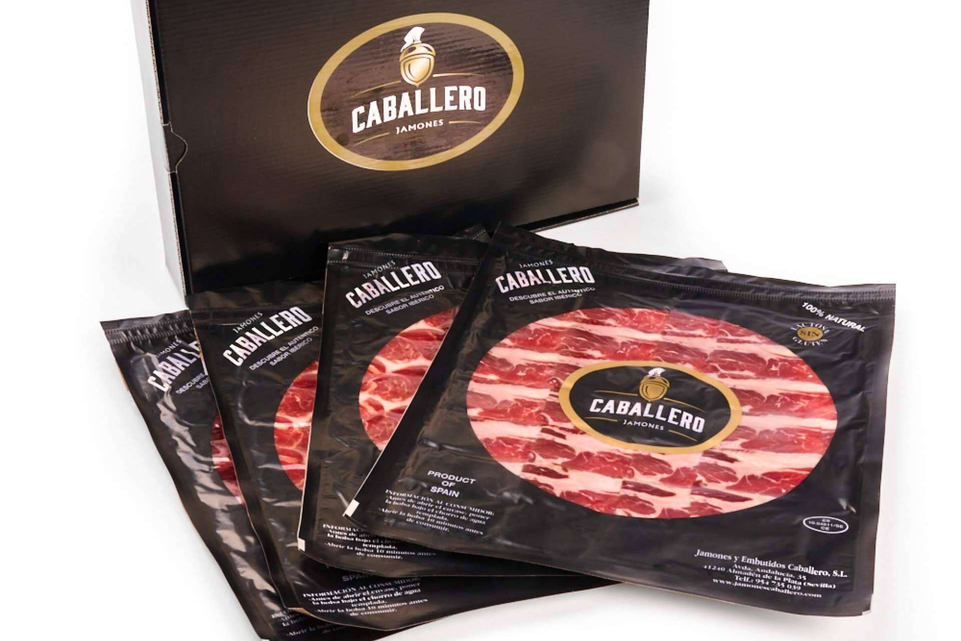 Jamones Caballero ofrece auténtico jamón de bellota 100 % ibérico