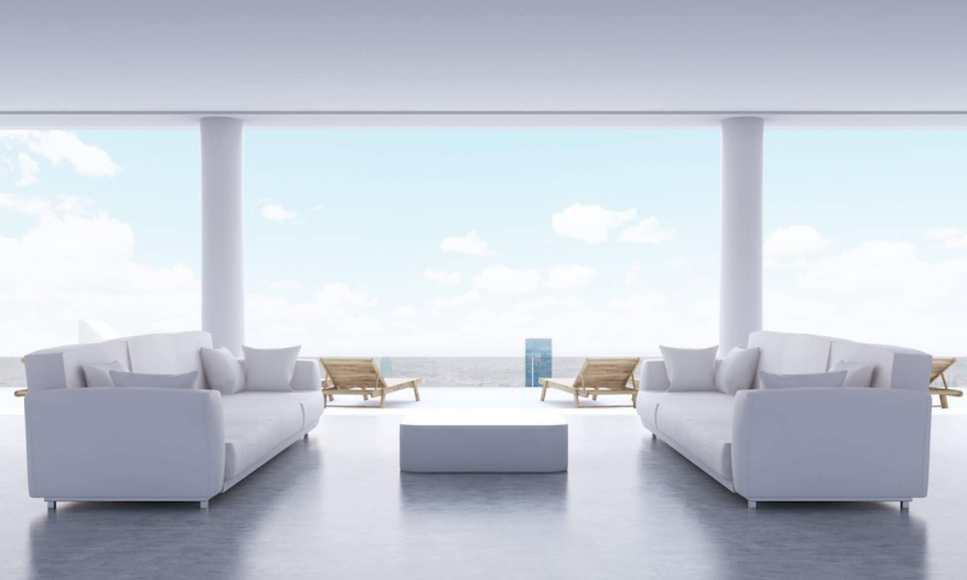 Un buen aliado para la decoración del salón; los sofás