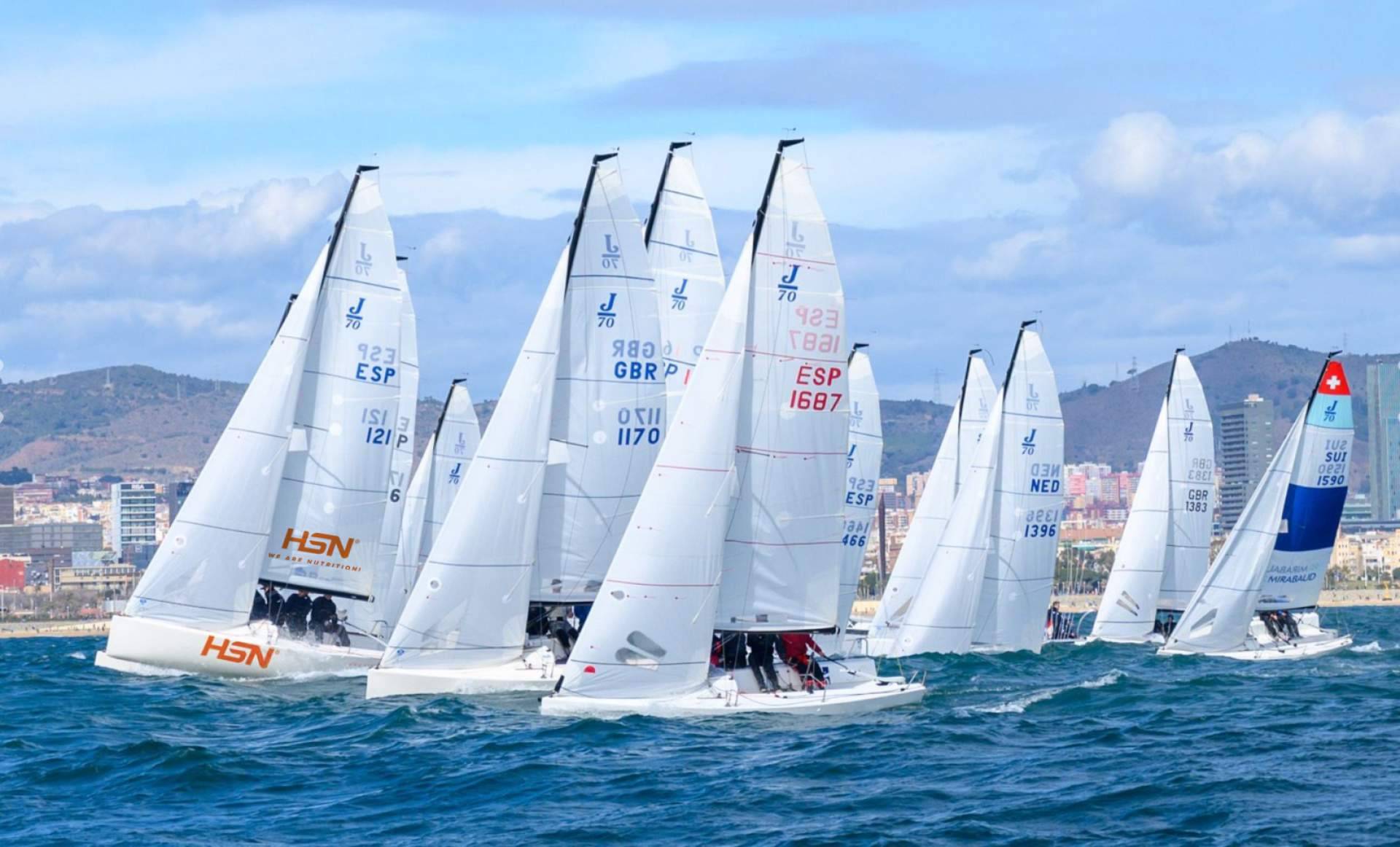 El J70 HSN Sailing Team se estrena ganando en aguas de Barcelona