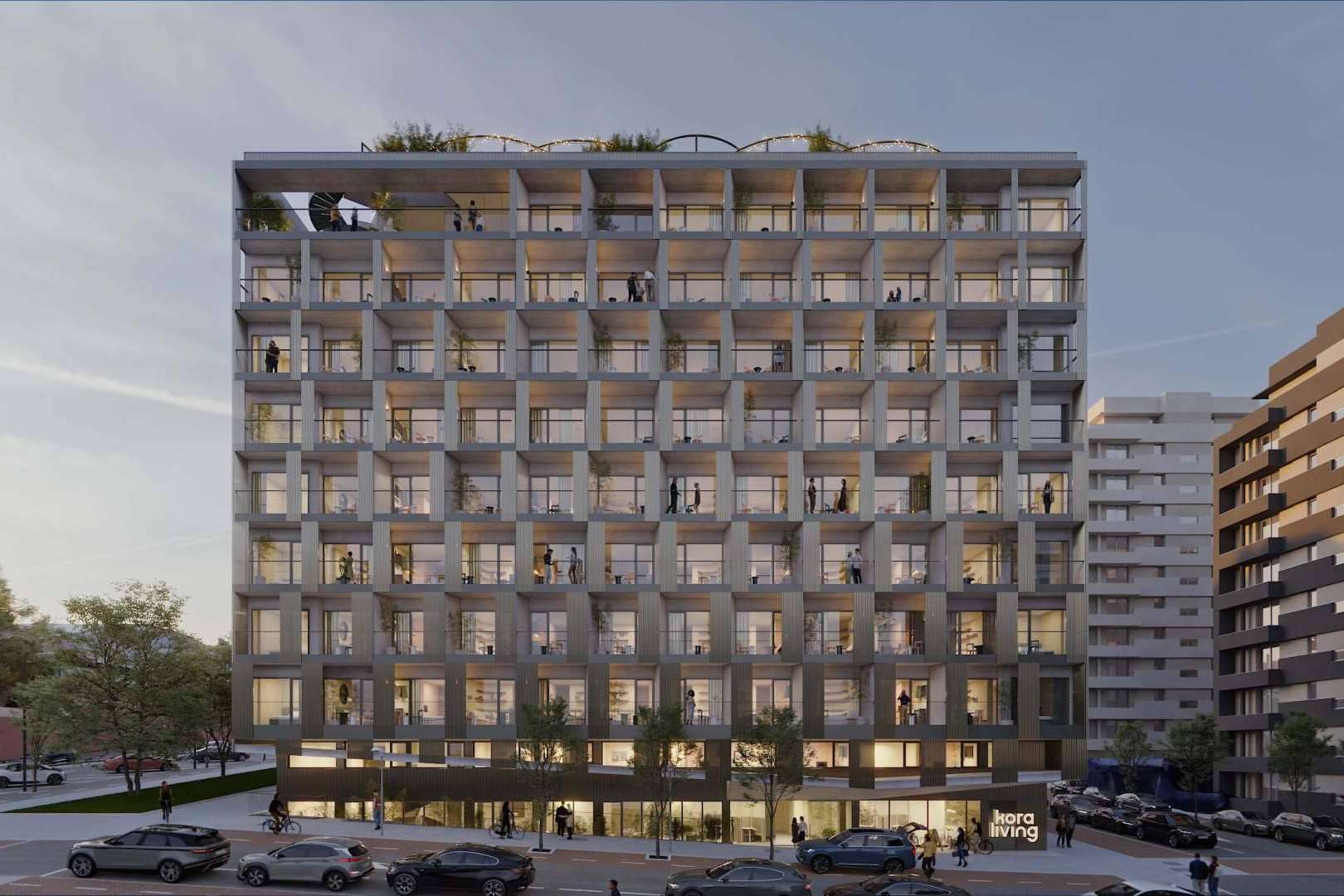 El nuevo complejo 'flex living', Kora Pamplona, en la capital navarra de Kora Living
