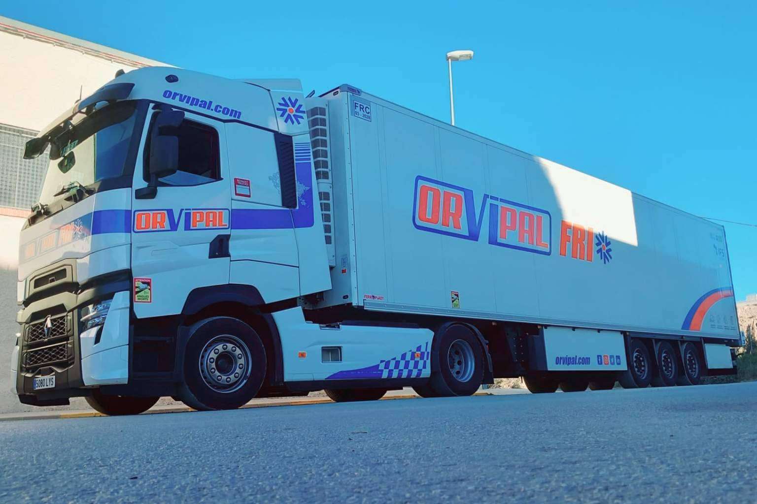 Orvipal, transporte frigorífico en España