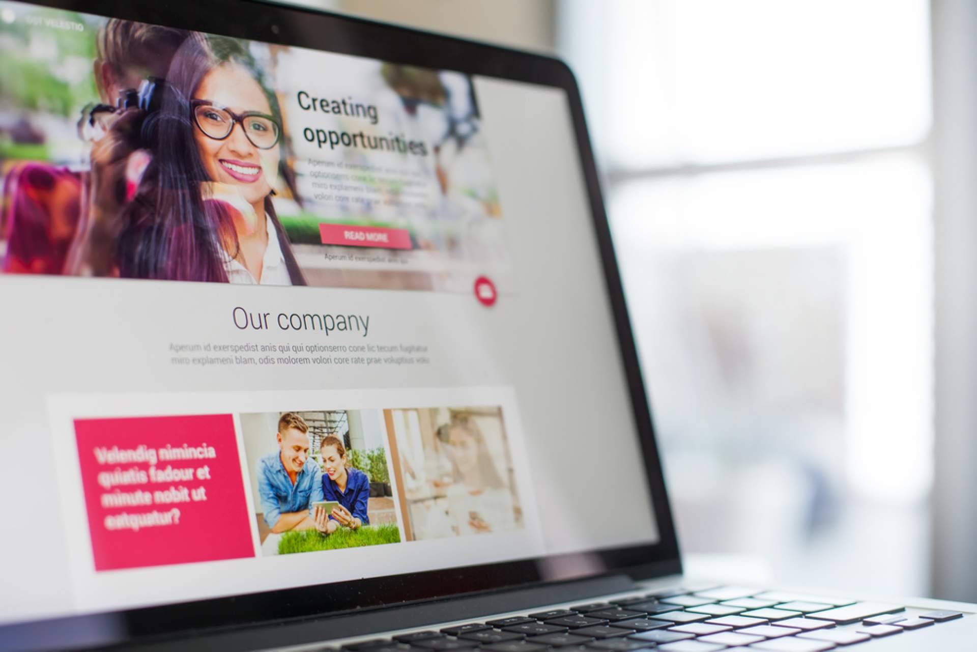 Diseño de páginas web profesionales para alcanzar objetivos de negocio, con Dimoteca