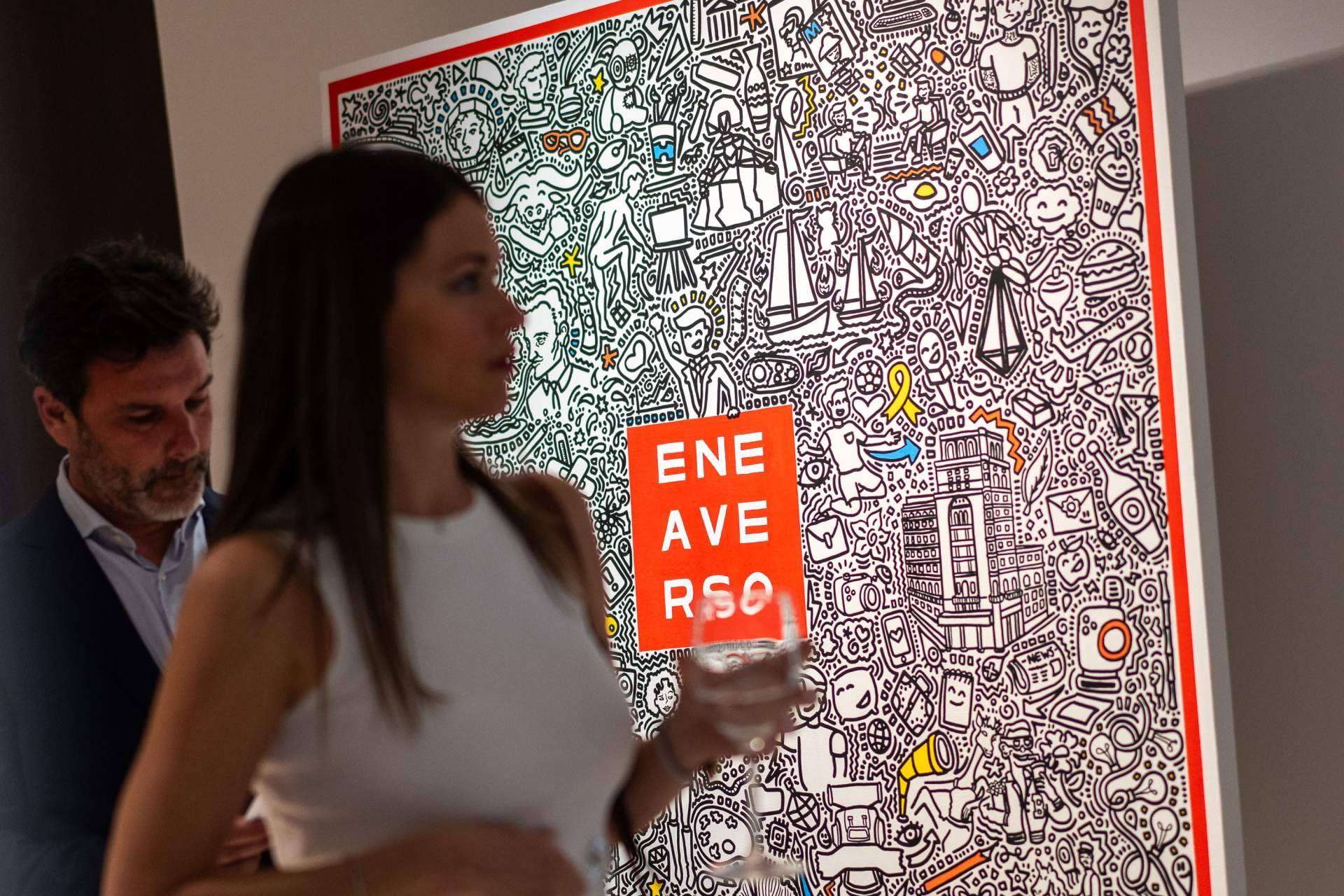 La segunda exposición de Eneaverso se realiza en una vivienda de gran lujo en La Moraleja