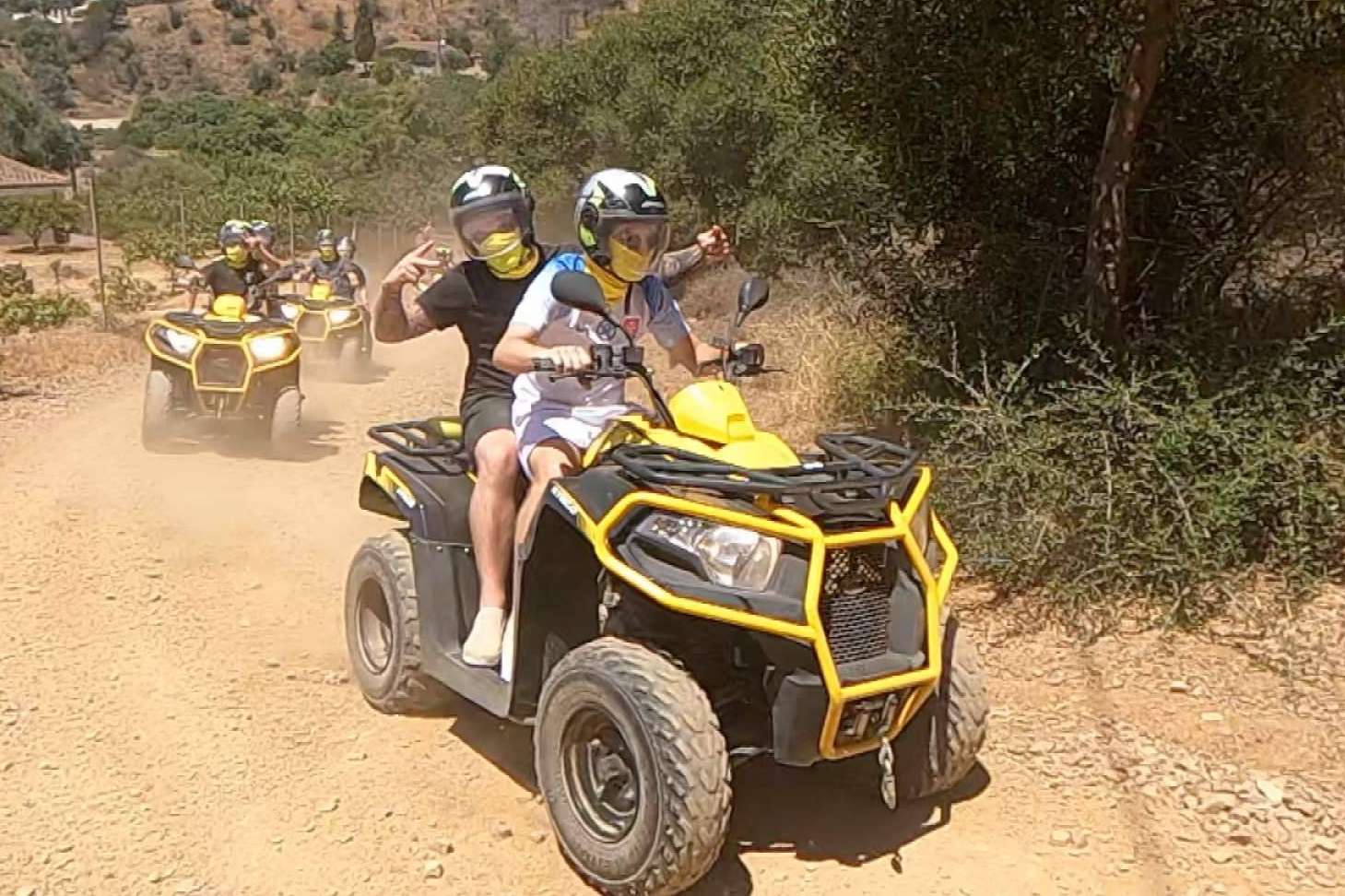Tour con quads, una excelente actividad para hacer al venir de crucero a Málaga