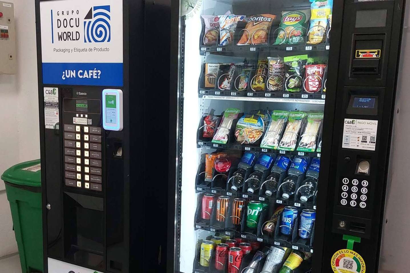 Máquinas expendedoras personalizadas; la clave del vending empresarial en Madrid con C&B Señor