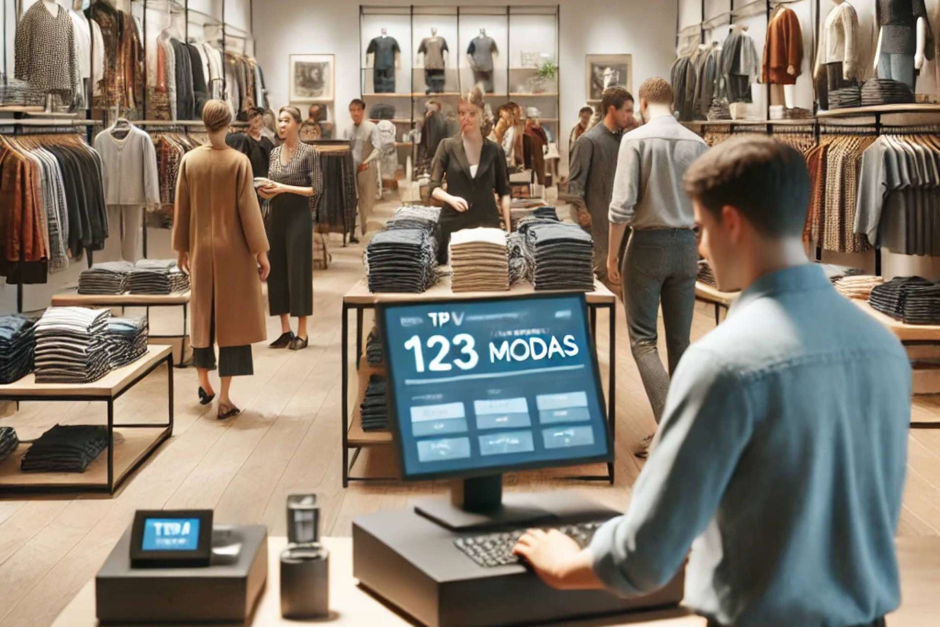 Moda, tecnología y control; así funciona TPV 123 Modas Tallas y Colores