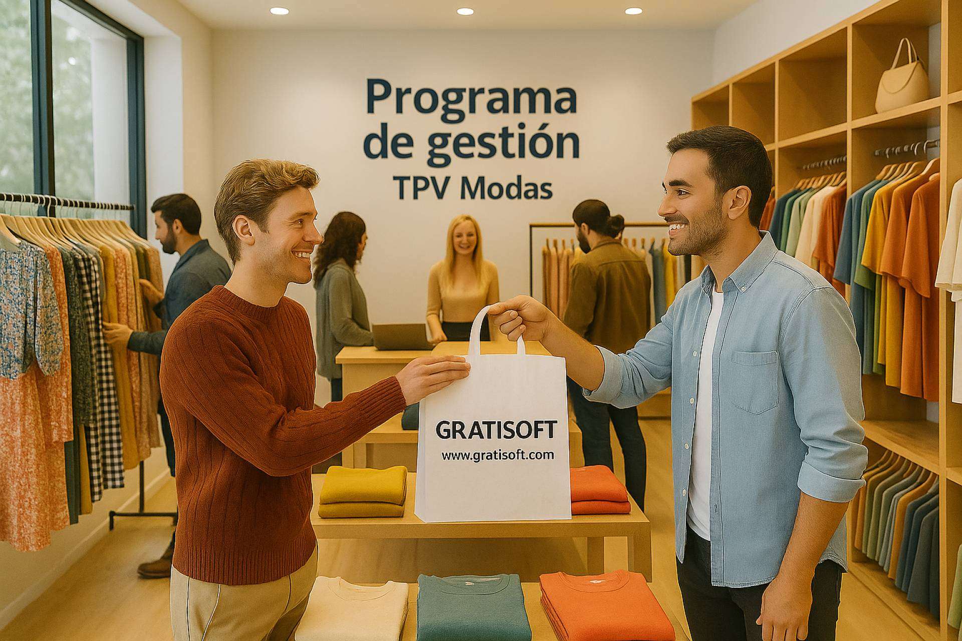 Gestión personalizada en comercios de ropa con TPV Modas, de Gratisoft