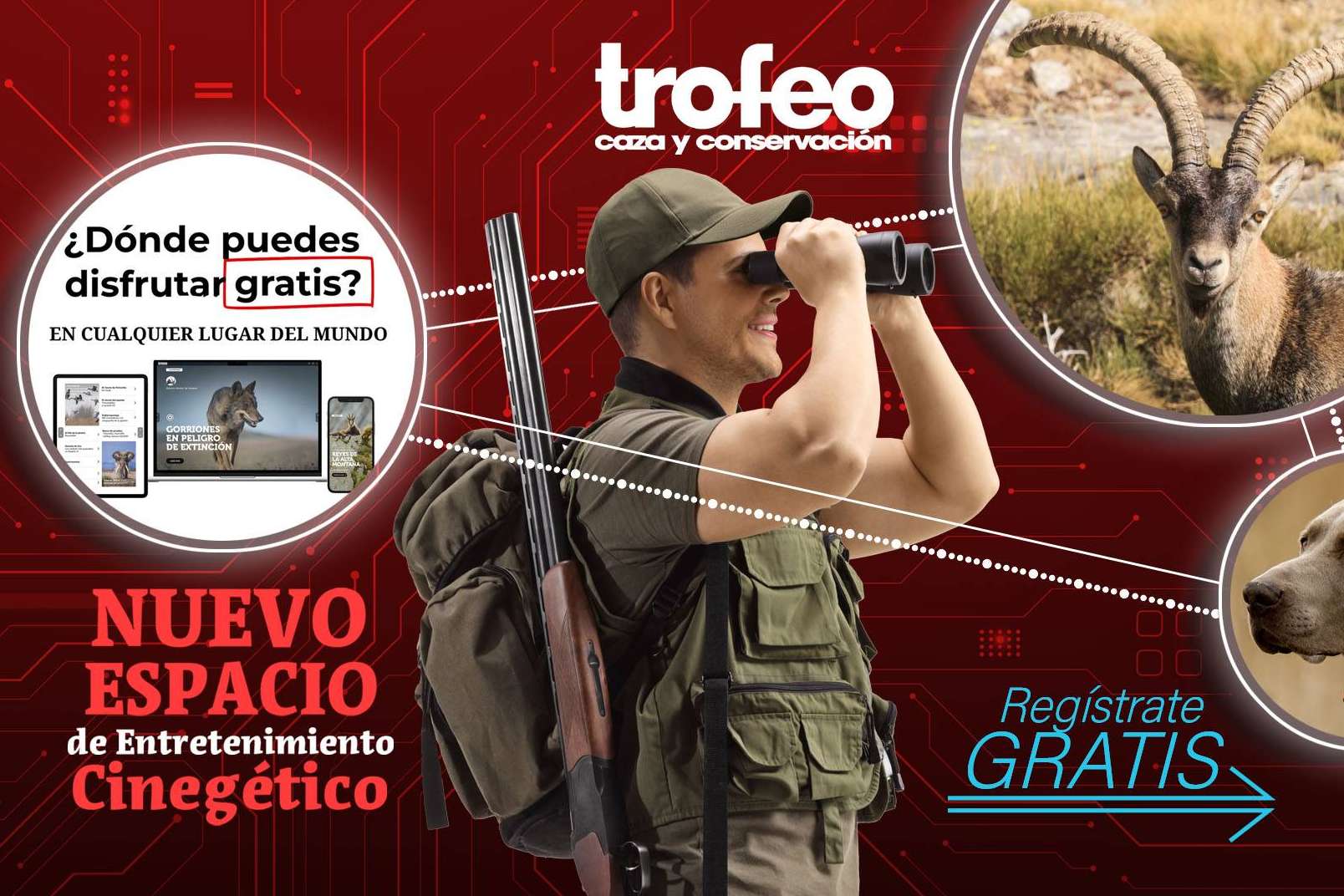 Trofeo Caza presenta su nuevo espacio de entretenimiento cinegético con acceso online gratuito
