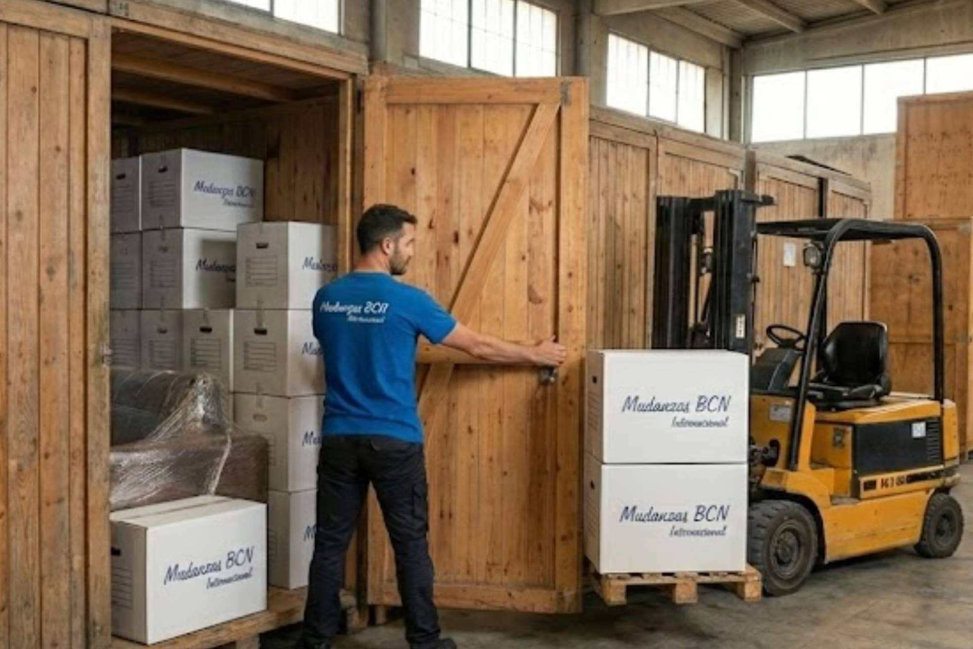 Mudanzas BCN Internacional coordina traslados seguros en España y el extranjero, con sedes y guardamuebles propios
